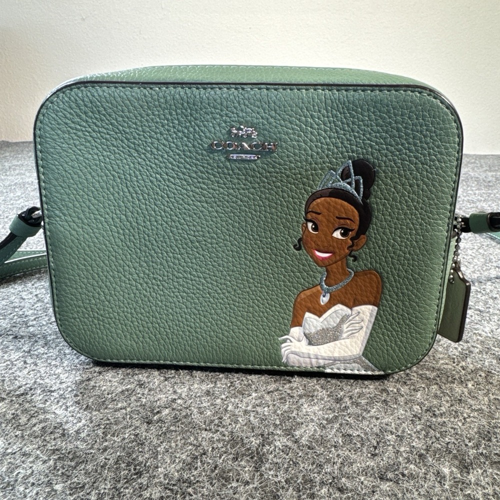 DISNEY X COACH MINI CROSSBODY CAMERA BAG TIANA